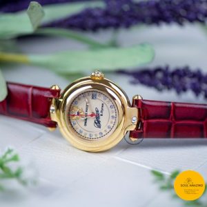 Đồng hồ Nga Nữ Đá Trắng Poljot Automatic