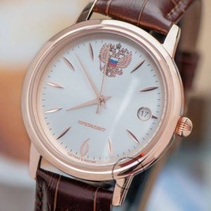 Đồng hồ Nga Poljot President Rose Gold White HandWinding