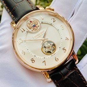 Đồng hồ Nga Poljot President Rose Gold Open Heart