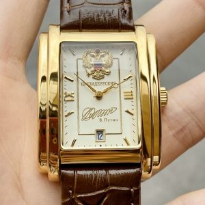 Đồng hồ Nga Poljot President Putin Gold White