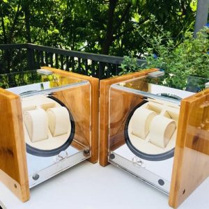 Hộp Xoay Đồng Hồ tích cót 2 Xoay Trúc Ép