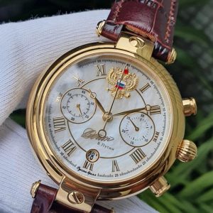 Đồng Hồ Nga Poljot President Chronograph Gold Automatic
