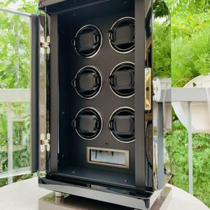 Hộp Xoay Đồng Hồ Tích Cót 6 Xoay M&Q Luxury