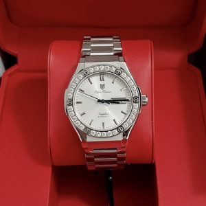 Đồng Hồ Nam Olym Pianus Trắng SS OP990-45