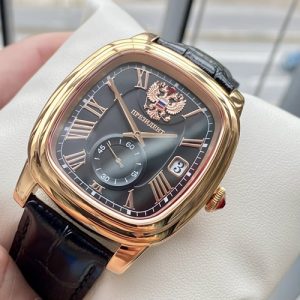 Đồng Hồ Nga Poljot President Rose Gold Vuông Đen Pin