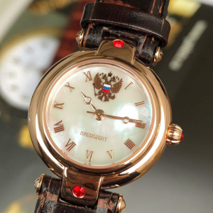 Đồng Hồ Nga Nữ Đá Đỏ Poljot Pin 26mm