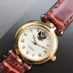 Đồng Hồ Nga Nữ Đá Trắng Poljot Pin 26mm