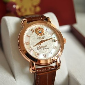 Đồng Hồ Nga Poljot President Putin Rose Gold Mặt Vân